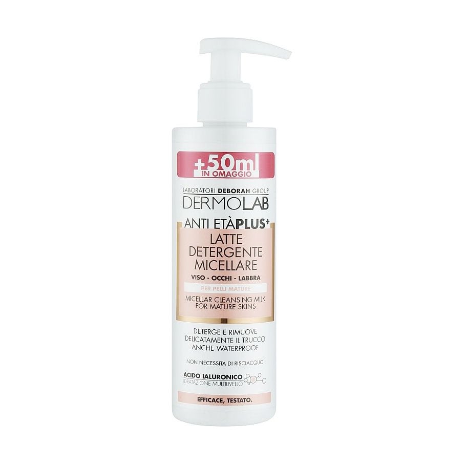 Антивікове міцелярне молочко для обличчя Dermolab Micellar Cleansing Milk For Mature Skin для зрілої шкіри, 250 мл